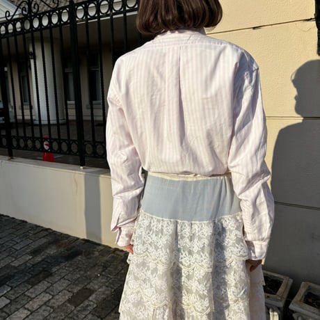 Ralph Lauren baby pink stripe shirt