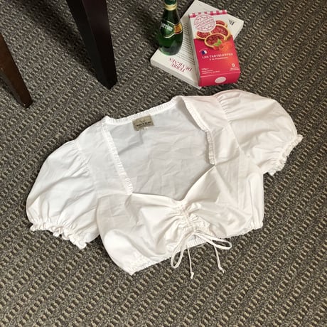 mini lace tyrol blouse