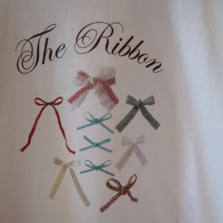 The ribbon T<lovely white>