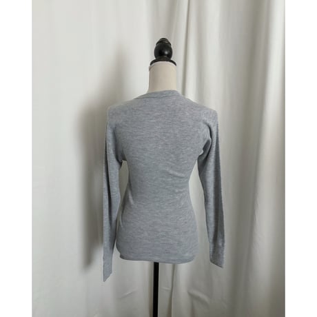 Vintage rose gray thermal tops(remake)
