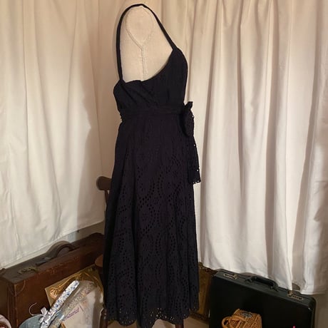 Vintage cotton lace camisole one-piece