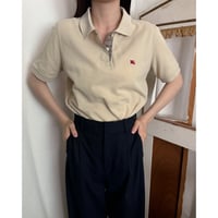 Burberrys beige polo shirt