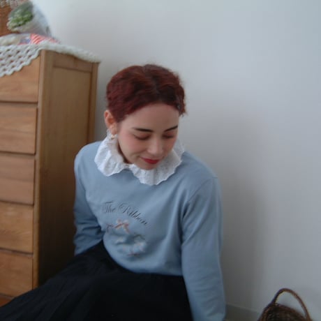 The ribbon T<french blue>
