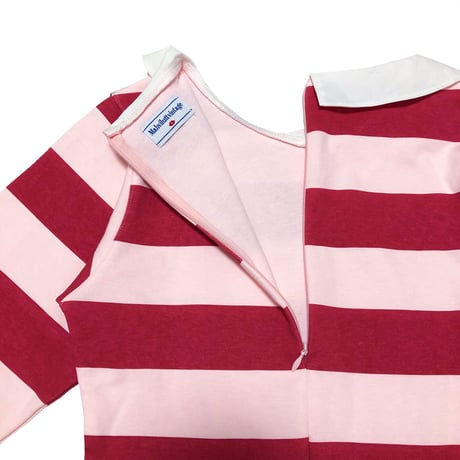 Classical girl stripe one-piece