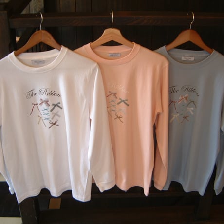 The ribbon T<lovely white>