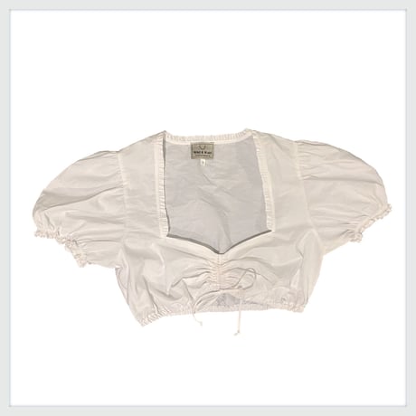 mini lace tyrol blouse