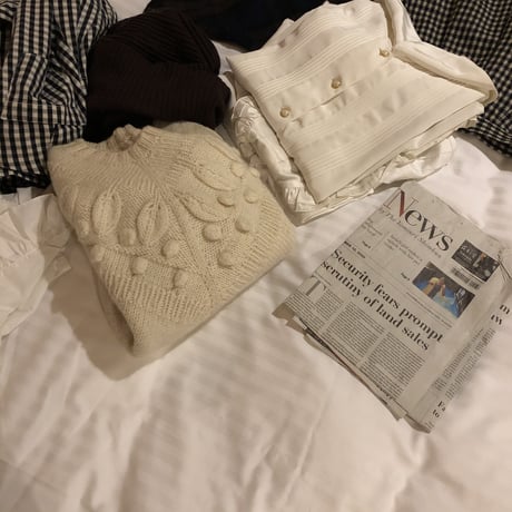 Vintage ivory knit