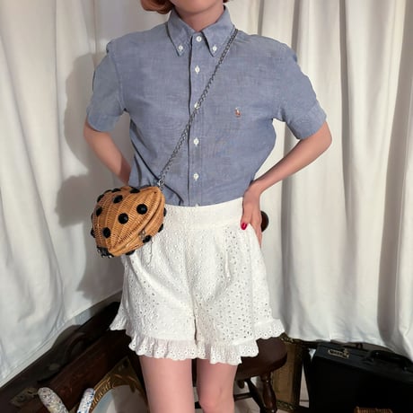 Vintage polo blue shirt