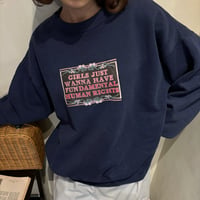 Vintage embroidery print sweat