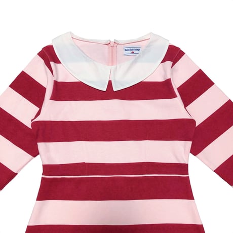 Classical girl stripe one-piece