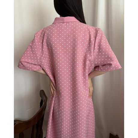Vintage strawberry milk dot one-piece