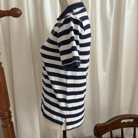 Used polo shirt<stripe>
