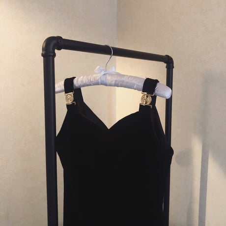 Velor camisole dress