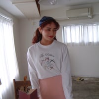 The ribbon T<lovely white>