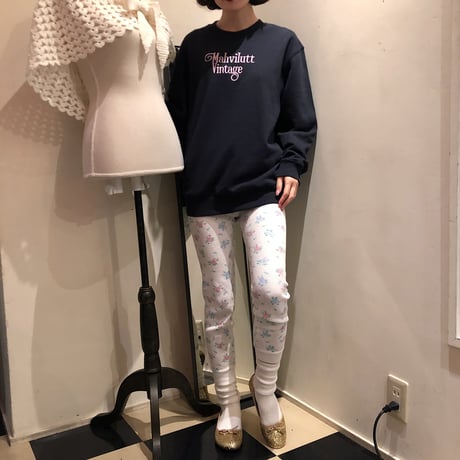 embroidery sweat navy