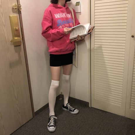 vivid pink hoodie