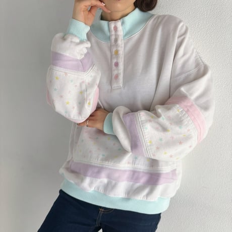 Vintage baby color star sweat