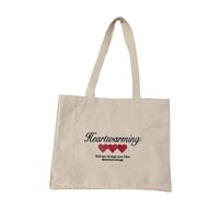 Heartwarming tote bag <ivory>