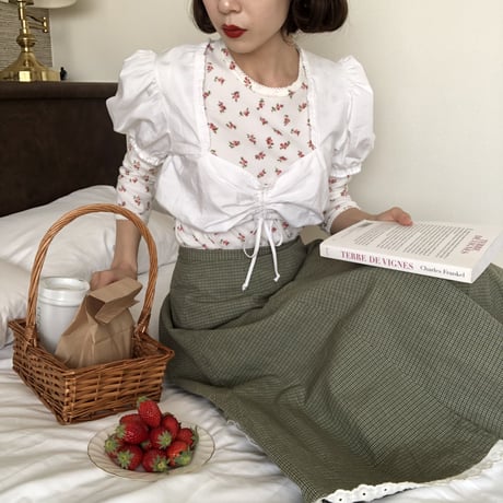 mini lace tyrol blouse