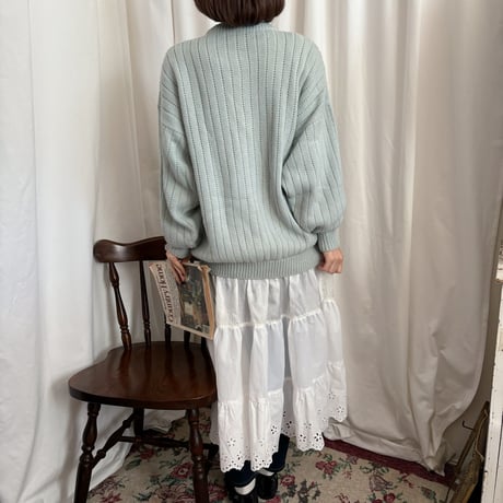 Vintage baby mint cardigan