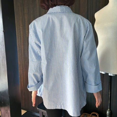 Vintage USA blue stripe spring jacket
