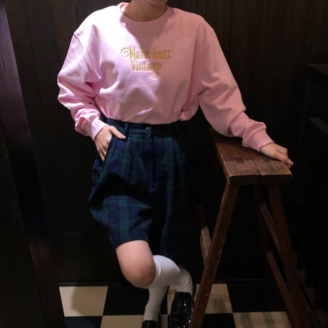 embroidery sweat pink