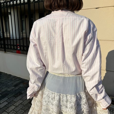 Ralph Lauren baby pink stripe shirt