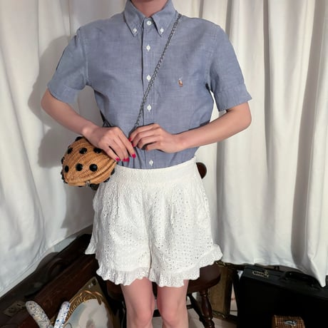 Vintage polo blue shirt