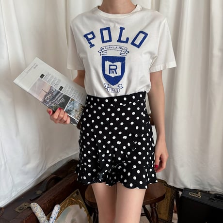 Used polo print design T-shirt
