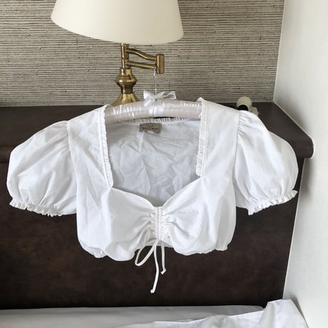 mini lace tyrol blouse