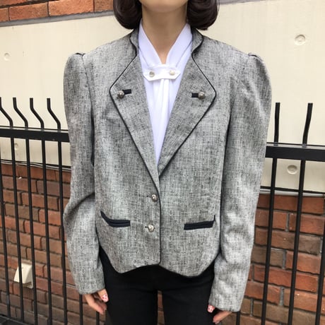 Vintage scarf tie blouse