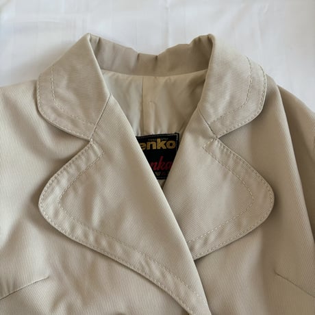Vintage gold button trench coat