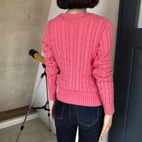 Used polo lovely pink knit