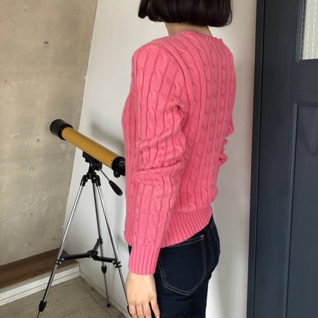 Used polo lovely pink knit