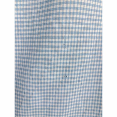 Vintage baby blue gingham check one-piece
