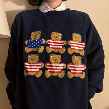 Vintage American bear print sweat