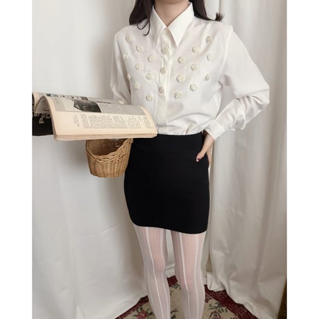 Vintage rose design shirt