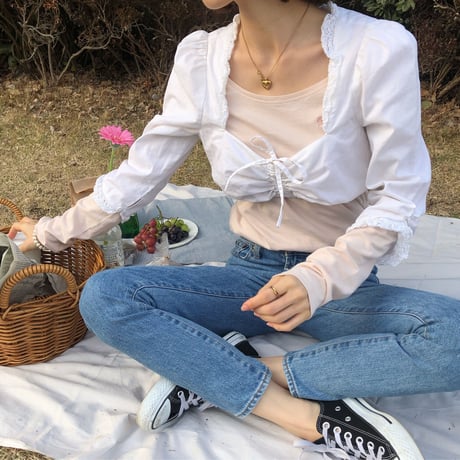 long sleeve tyrol blouse