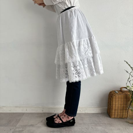 Vintage cotton frill skirt