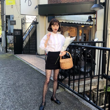 flower cotton lace blouse