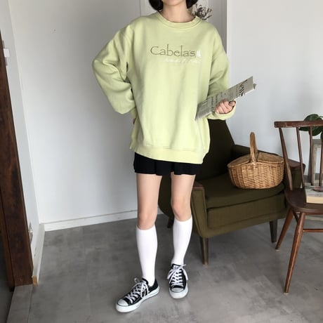 Vintage baby green logo sweat
