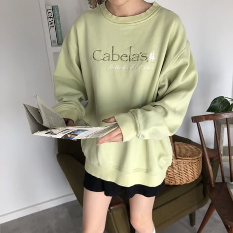 Vintage baby green logo sweat