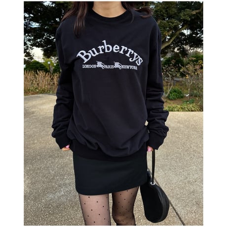 Burberrys embroidery sweat