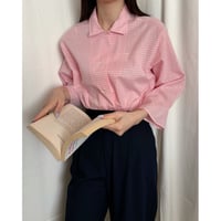 Vintage lovely gingham check shirt
