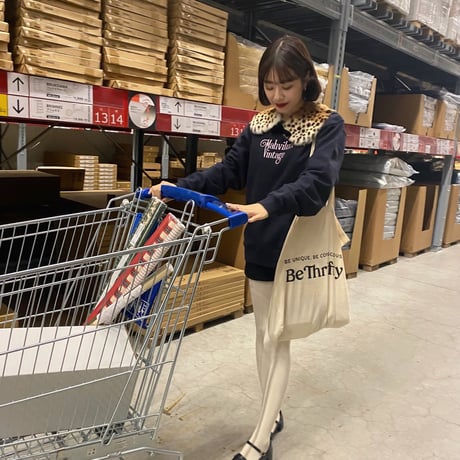 embroidery sweat navy