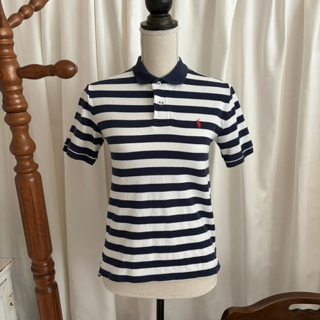Used polo shirt<stripe>
