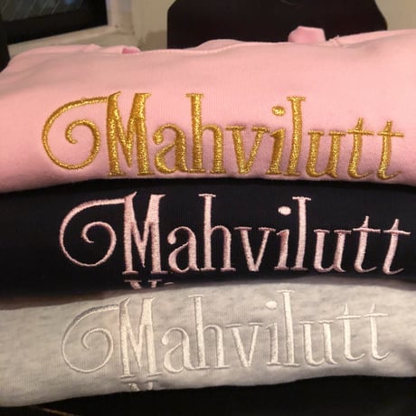 embroidery sweat navy