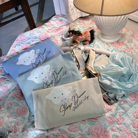 Original Sheep Dream tote bag<baby blue>