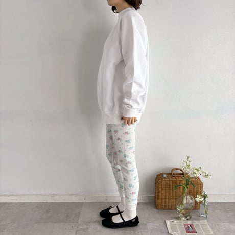 Vintage white cotton lace sweat