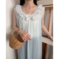 Vintage baby blue lace lingerie